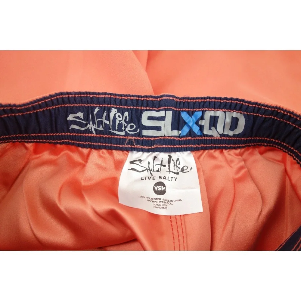 Salt Life AquaTrunks Youth SLX-QD Vapor Stretch‎ Board Swim Shorts size SMALL
